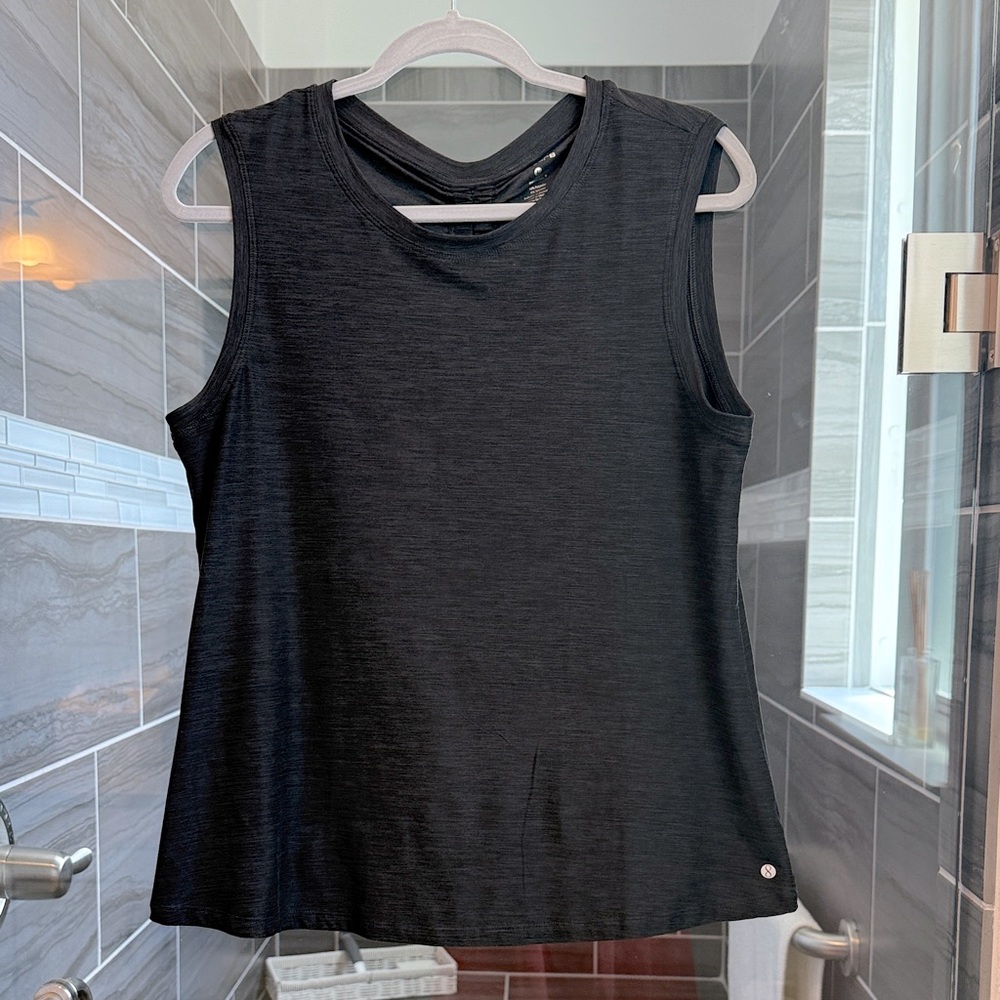Layer 8 dark gray performance athletics sleeveless top